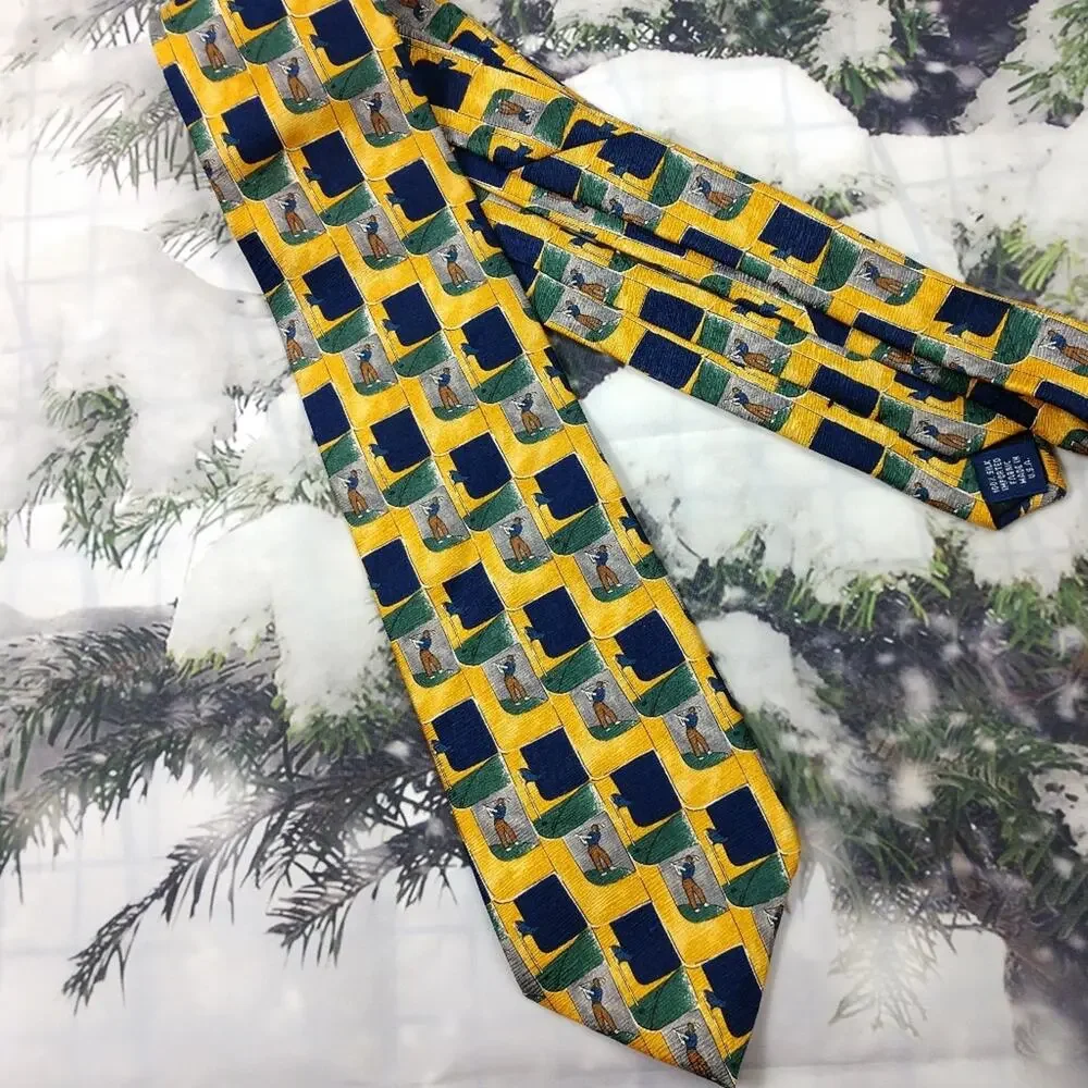 Mens Traditional Sport Silk Tie Collection Hilfiger Jack Nicholas Golf Hunt Club